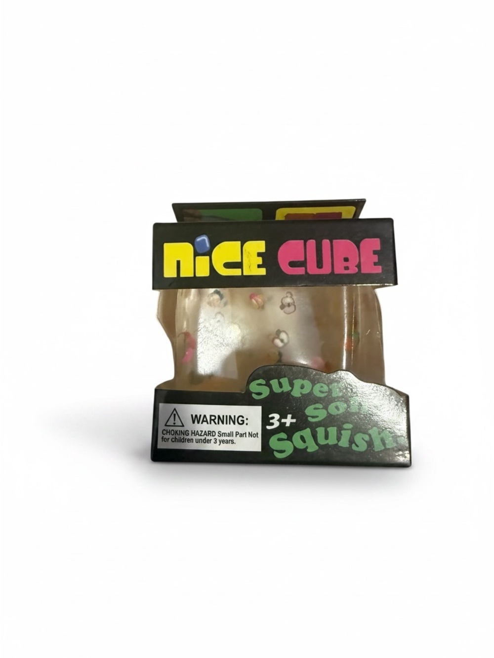 Nice cube Squishy Toy - Clear/Translucent 3 bundle